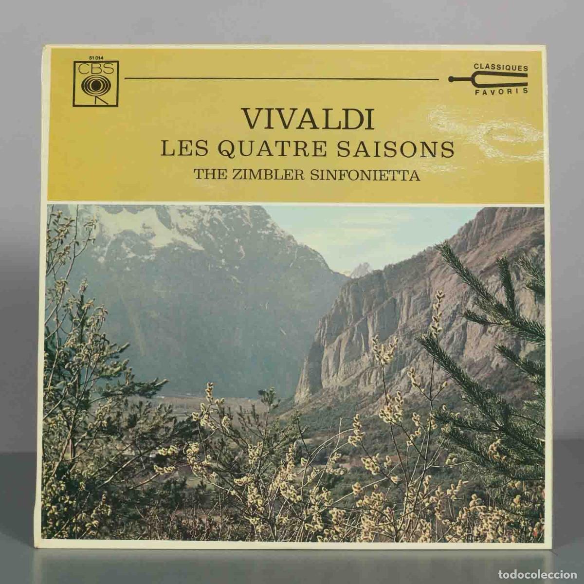Discos de vinilo: LP. Vivaldi - Les Quatre Saisons - The Zimbler Sinfonietta - CBS