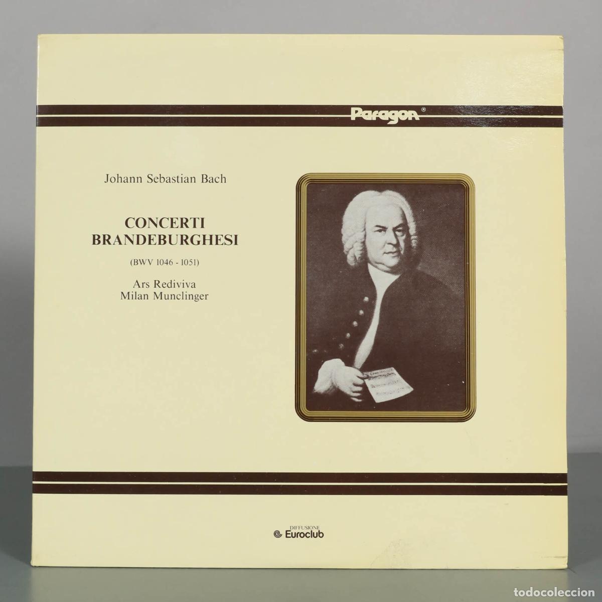Discos de vinilo: LP. Concerti Brandeburghesi (BWV 1046-1051) - Johann Sebastian Bach - Ars Rediviva, Munclinger