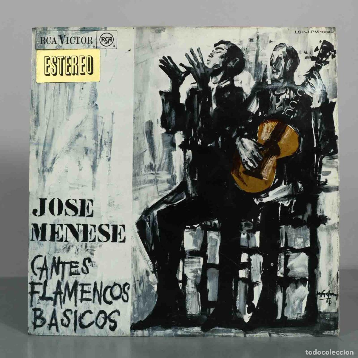 Discos de vinilo: LP. Cantes Flamencos B&aacute;sicos - Jos&eacute; Menese, Melchor de Marchena
