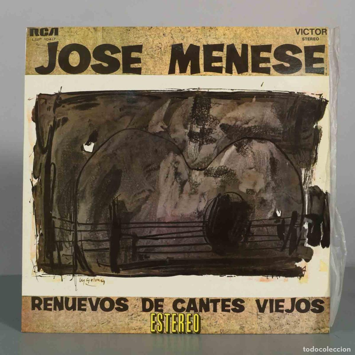 Discos de vinilo: LP. Renuevos De Cantes Viejos - Jos&eacute; Menese - Melchor de Marchena, Enrique de Melchor