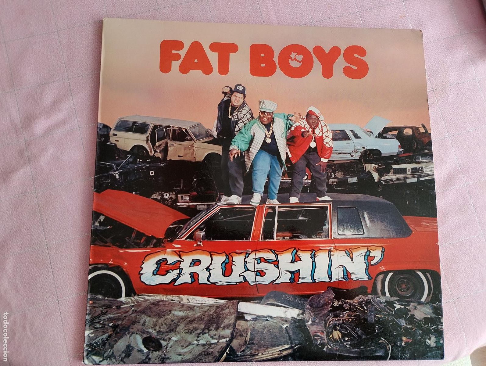 Discos de vinilo: Fat Boys &lrm;&ndash; Crushin, ed espa&ntilde;ola 1990 Hip Hop
