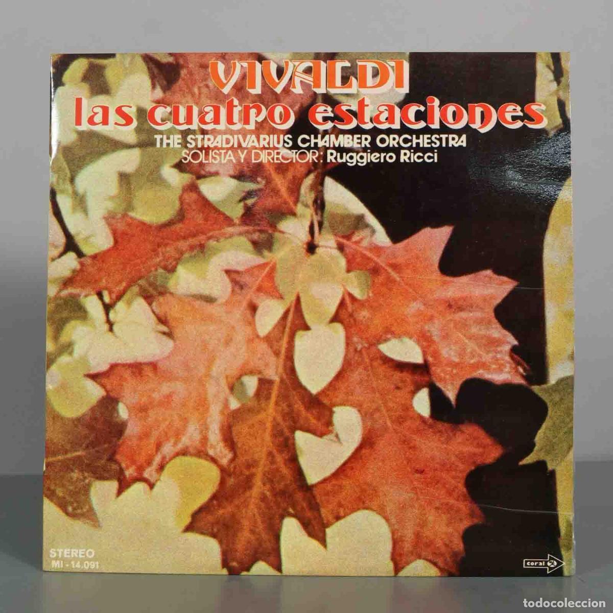 Discos de vinilo: LP. Vivaldi - Las cuatro estaciones - The Stradivarius Chamber Orchestra, Ruggiero Ricci