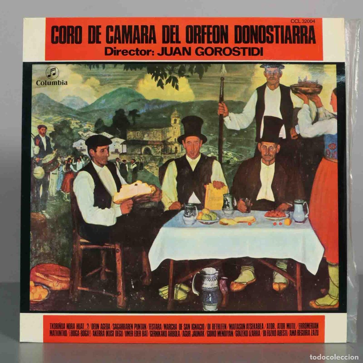 Discos de vinilo: LP. Coro de C&aacute;mara del Orfe&oacute;n Donostiarra - Juan Gorostidi