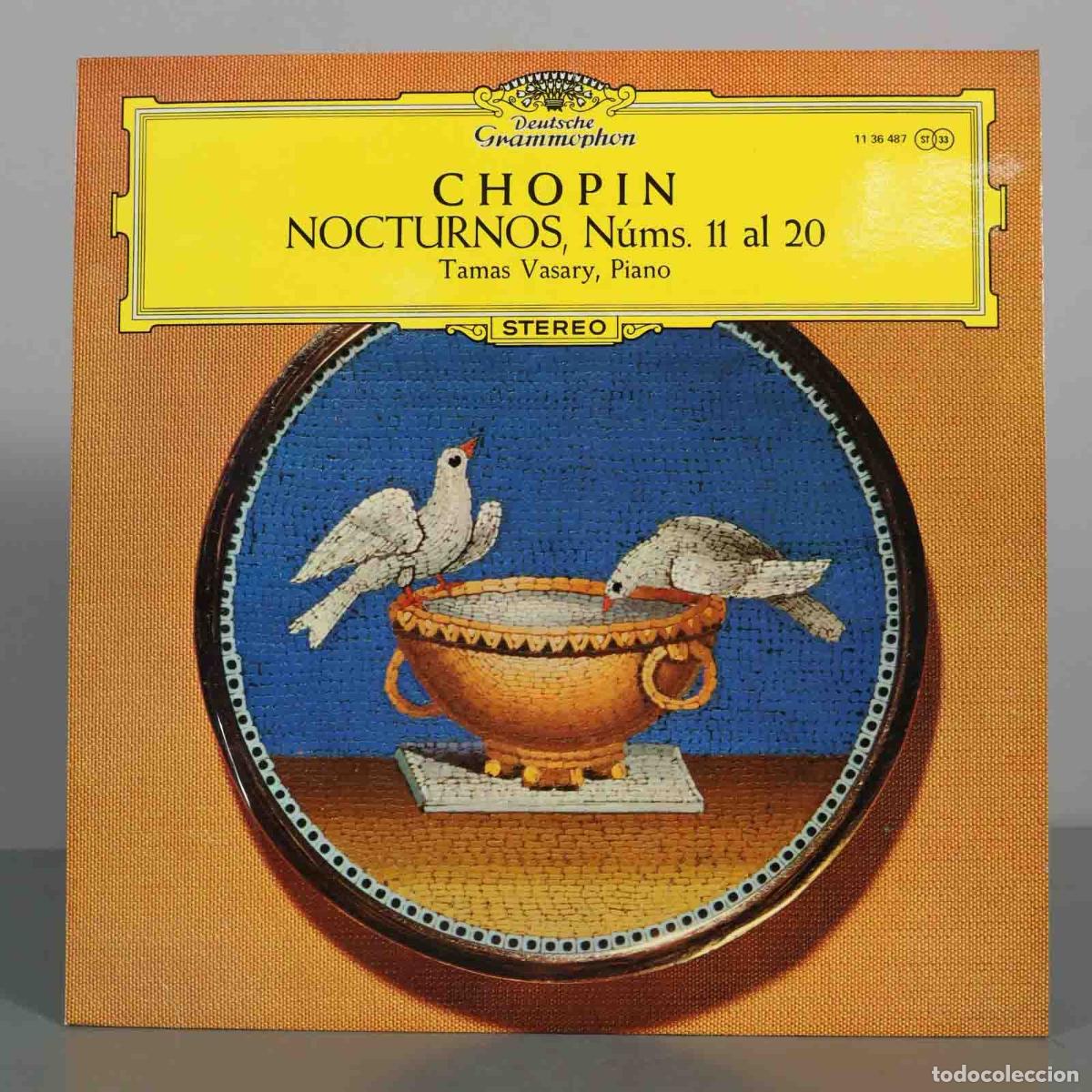 Vinyl records: LP. Chopin - Nocturnos Nums. 11 al 20 - Tam&aacute;s V&aacute;s&aacute;ry