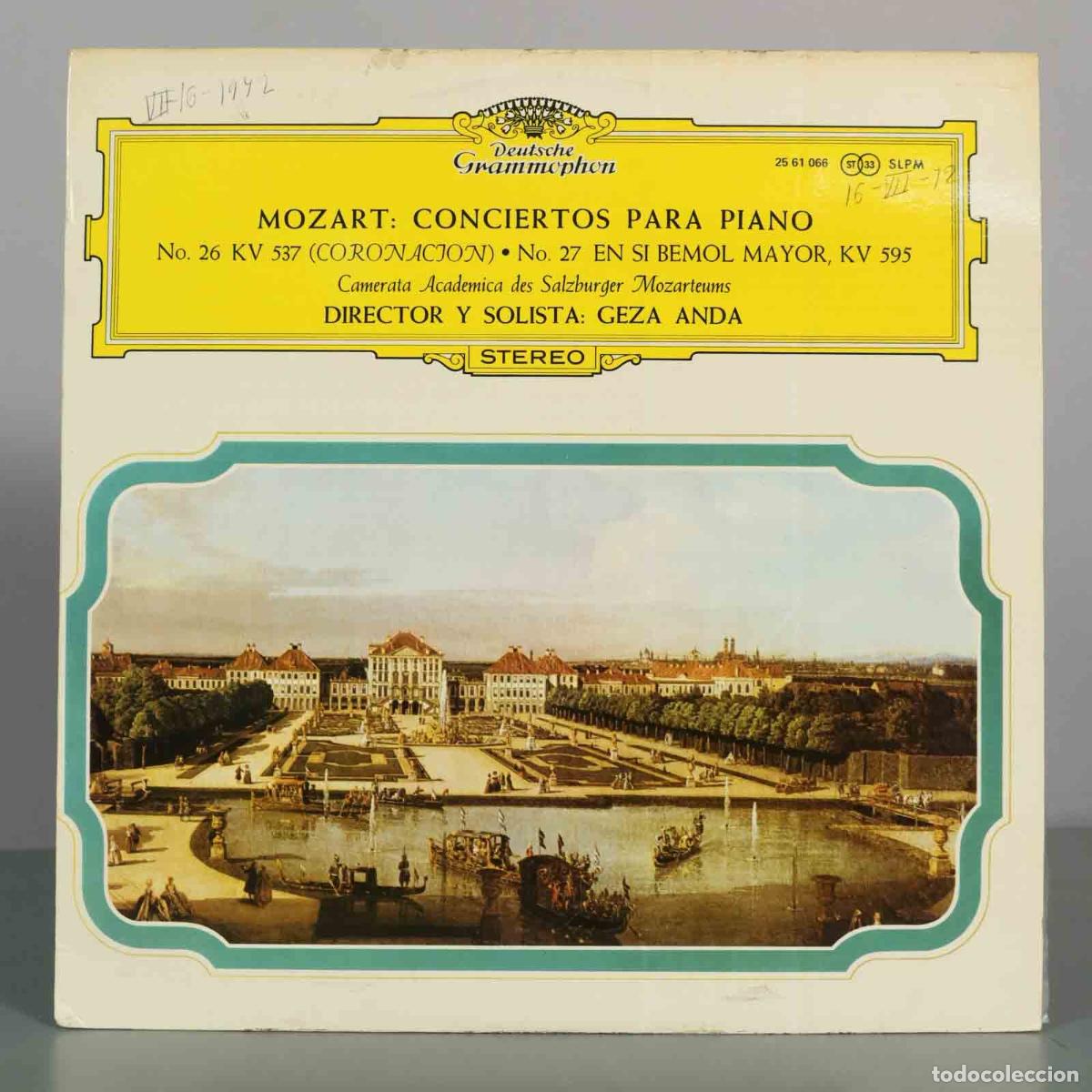 Vinyl records: LP. Mozart - Conciertos Para Piano No. 26 KV 537 and No. 27 KV 595 - G&eacute;za Anda, Camerata Academica d