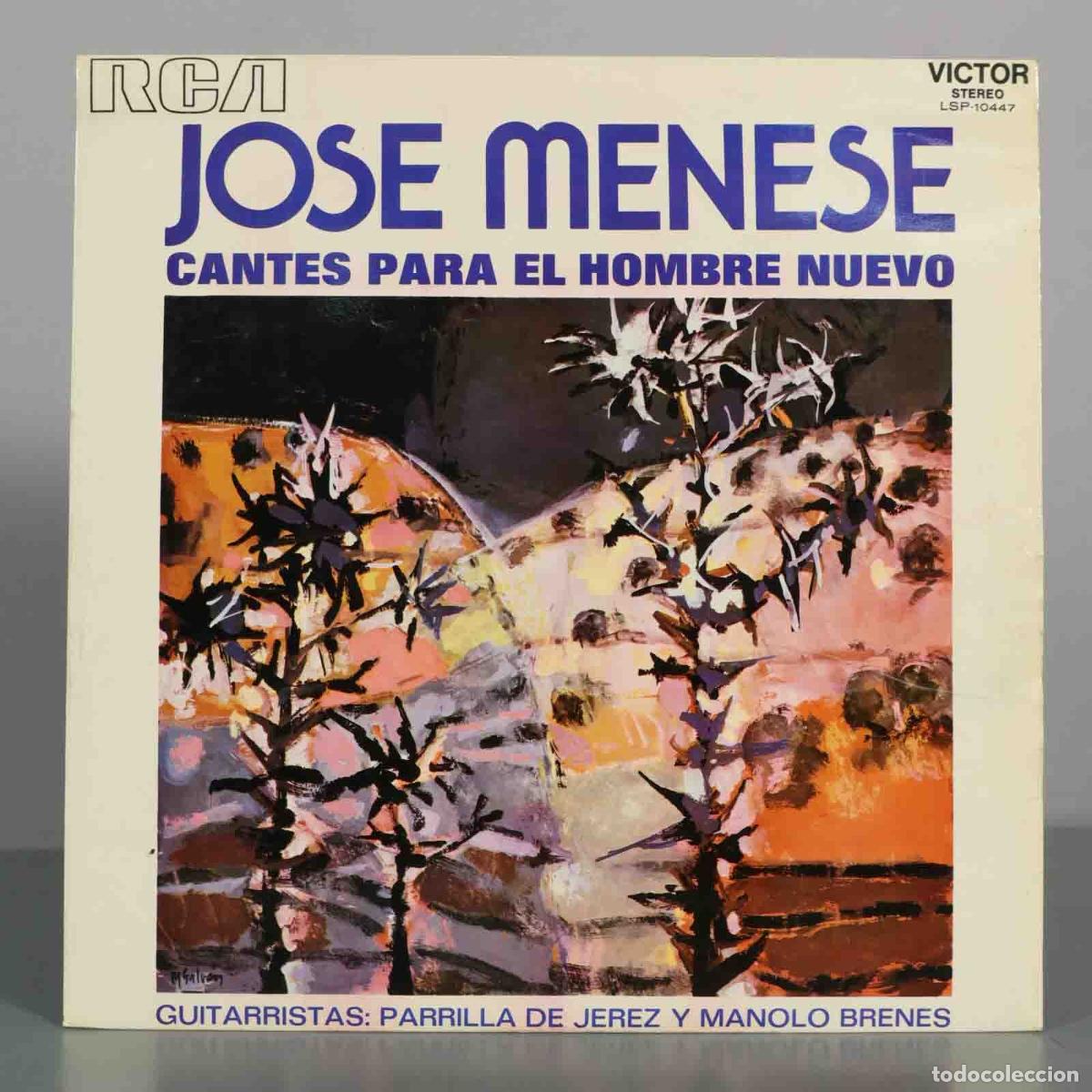 Discos de vinilo: LP. Cantes para el hombre nuevo - Jos&eacute; Menese - Parrilla de Jerez, Manolo Brenes