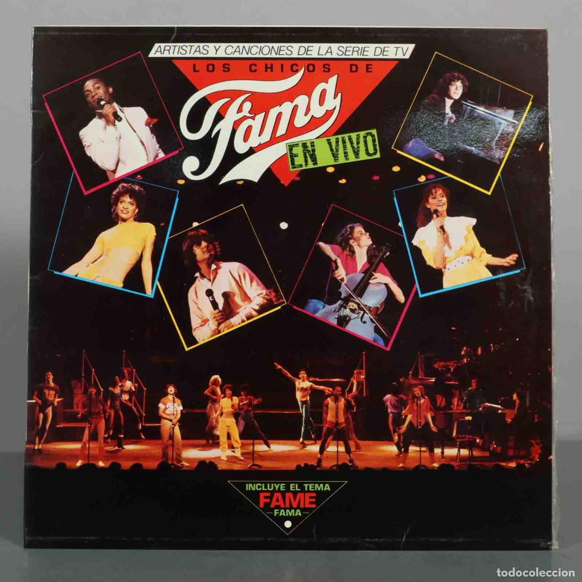 Discos de vinilo: LP. Los Chicos de Fama En Vivo - Artistas y canciones de la serie de TV - Fama