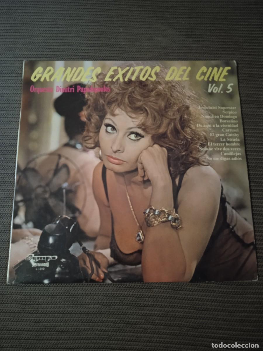Discos de vinilo: Grandes &eacute;xitos del cine vol 5 | orquesta Dimitri Papadopoulos | Disco Vinilo Musica