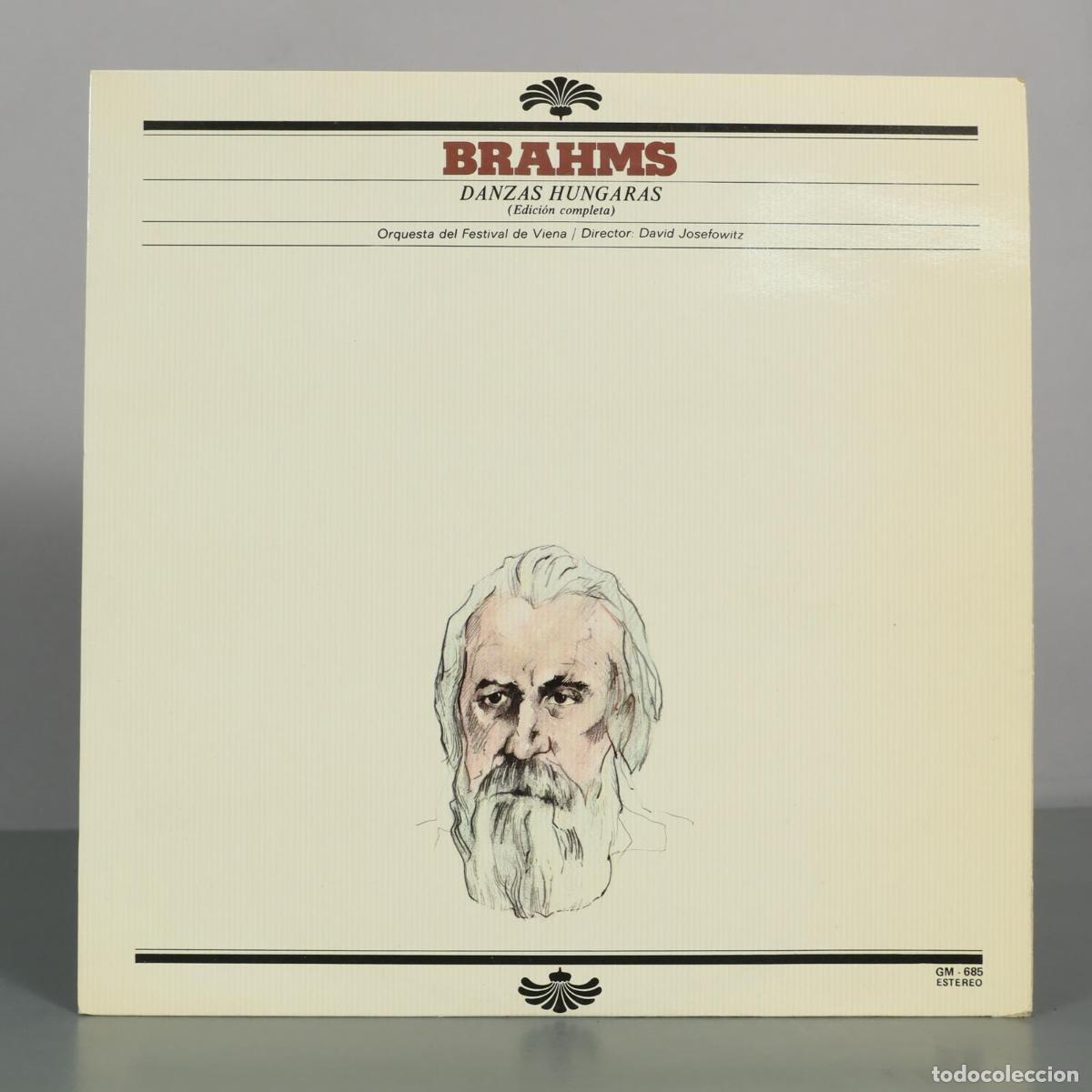 Discos de vinilo: LP. Danzas H&uacute;ngaras - Johannes Brahms - Orquesta del Festival de Viena, David Josefowitz