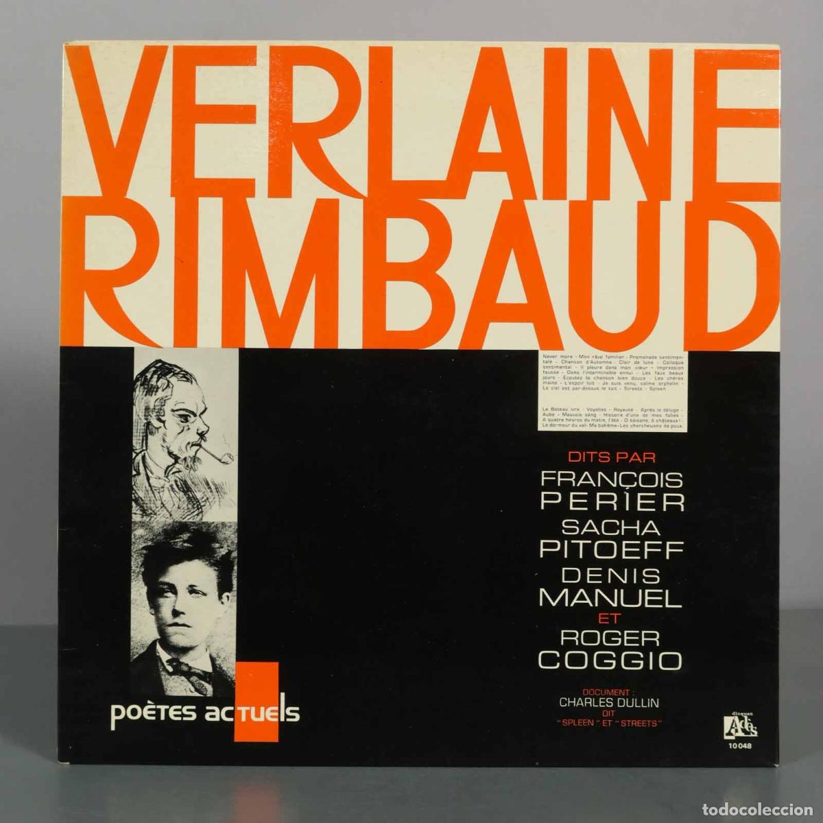 Discos de vinilo: LP. Verlaine / Rimbaud - Fran&ccedil;ois P&eacute;rier, Sacha Pito&euml;ff, Denis Manuel, Roger Coggio, Charles Dullin
