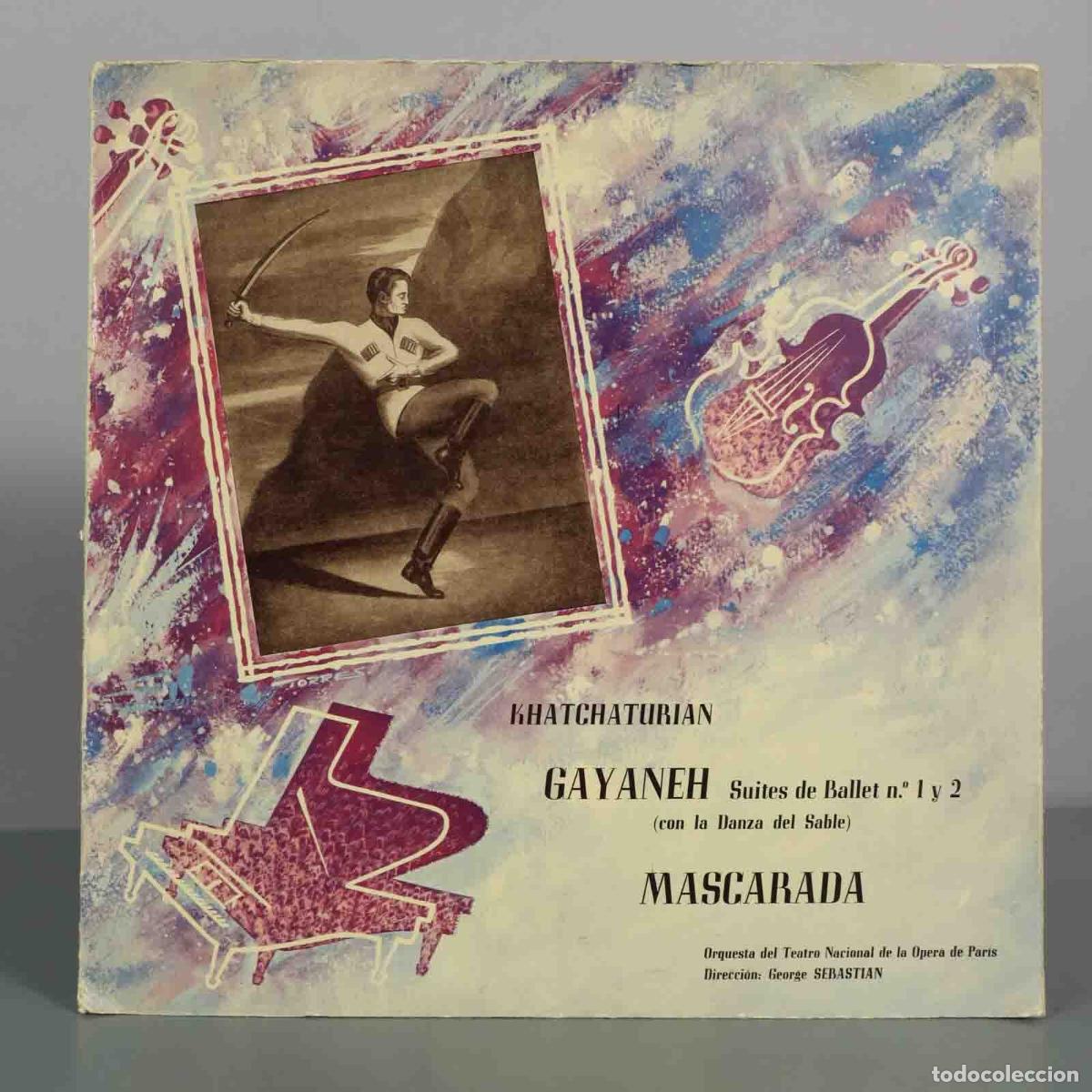 Discos de vinilo: LP. Khatchaturian - Gayaneh: Suites de Ballet n.&ordm; 1 y 2 - Mascarada - SEBASTIAN