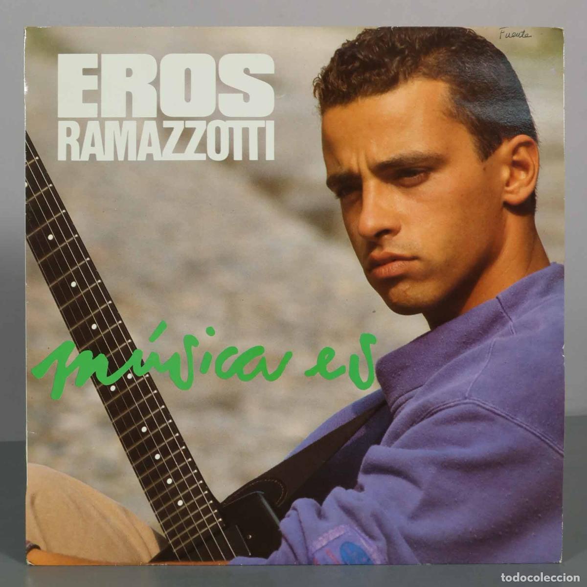 Discos de vinilo: LP. M&uacute;sica Es - Eros Ramazzotti