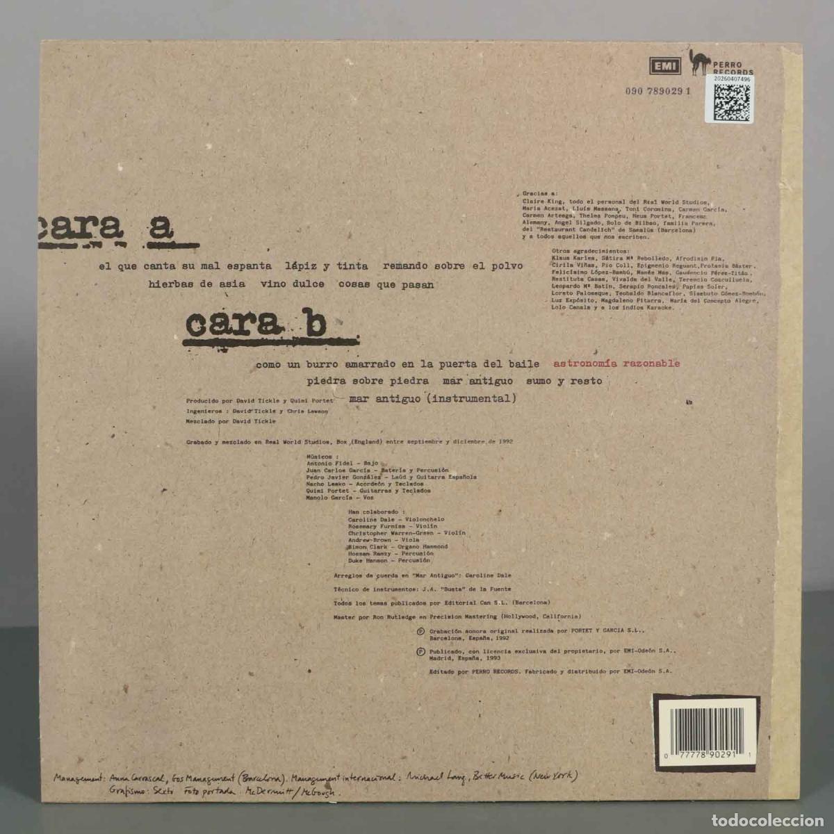 Discos de vinilo: LP. Astronom&iacute;a razonable - El &Uacute;ltimo de la Fila - Foto 2