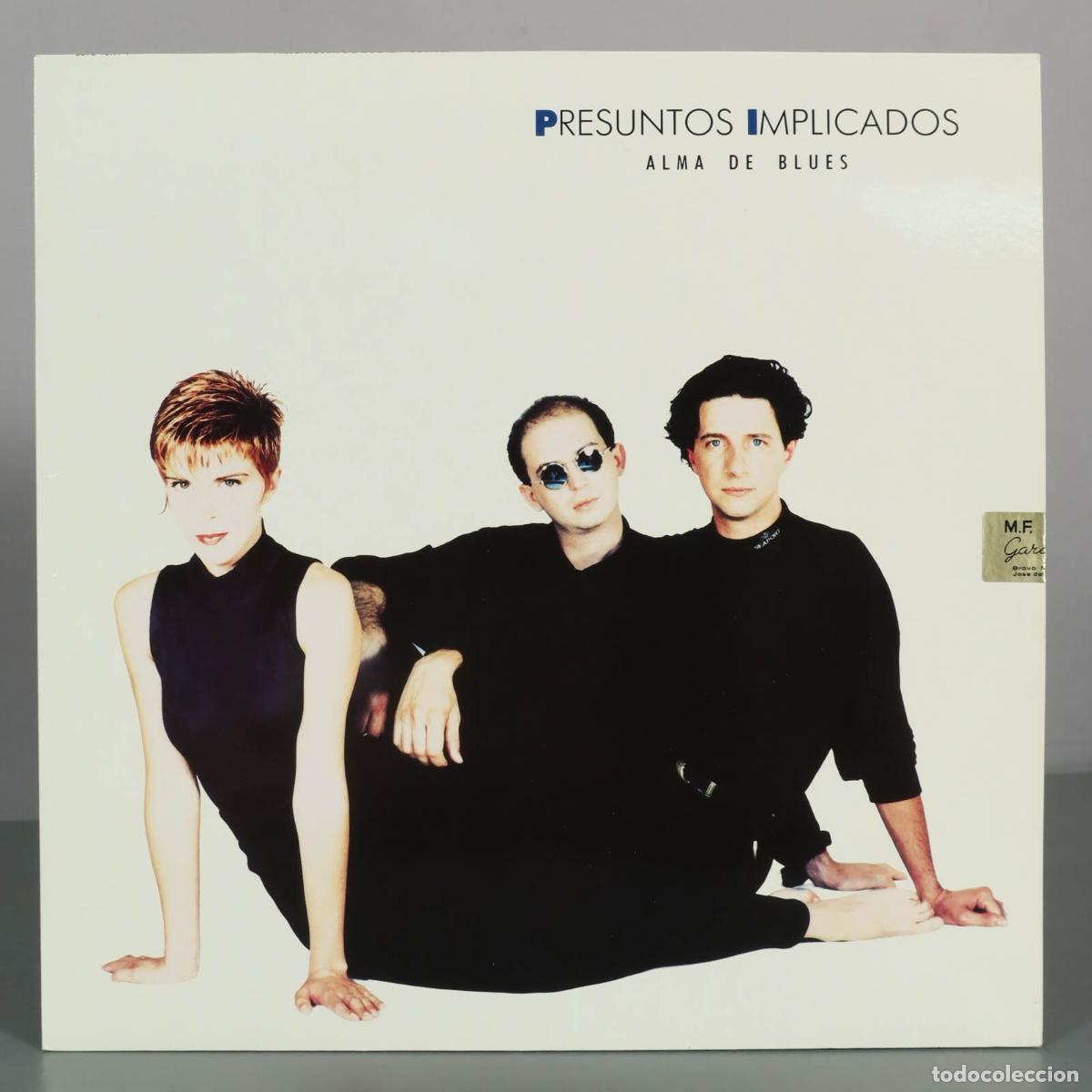 Discos de vinilo: LP. Alma De Blues - Presuntos Implicados, Soledad Gim&eacute;nez, Nacho Ma&ntilde;&oacute;, Juan Luis Gim&eacute;nez