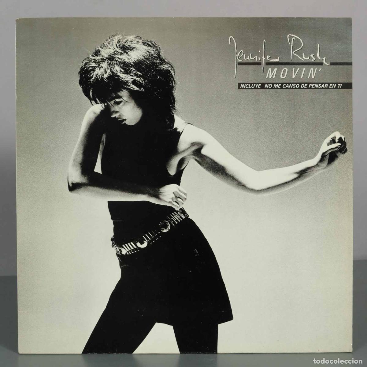 Discos de vinilo: LP. Movin&acute; - Jennifer Rush - CBS - Foto 1