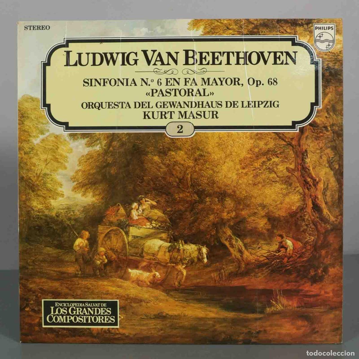Discos de vinil: LP. Sinfon&iacute;a N.&ordm; 6 En Fa Mayor, Op. 68 Pastoral - Ludwig van Beethoven - Kurt Masur, Orquesta del G