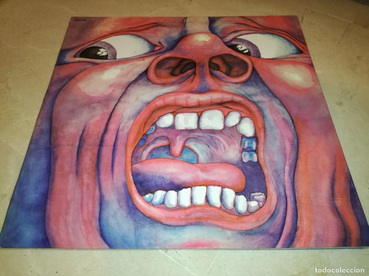 Discos de vinilo: KING CRIMSON-IN THE COURT OF THE CRIMSON KING-GATEFOLD-ORIGINAL 1975-EN EXCELENTE ESTADO