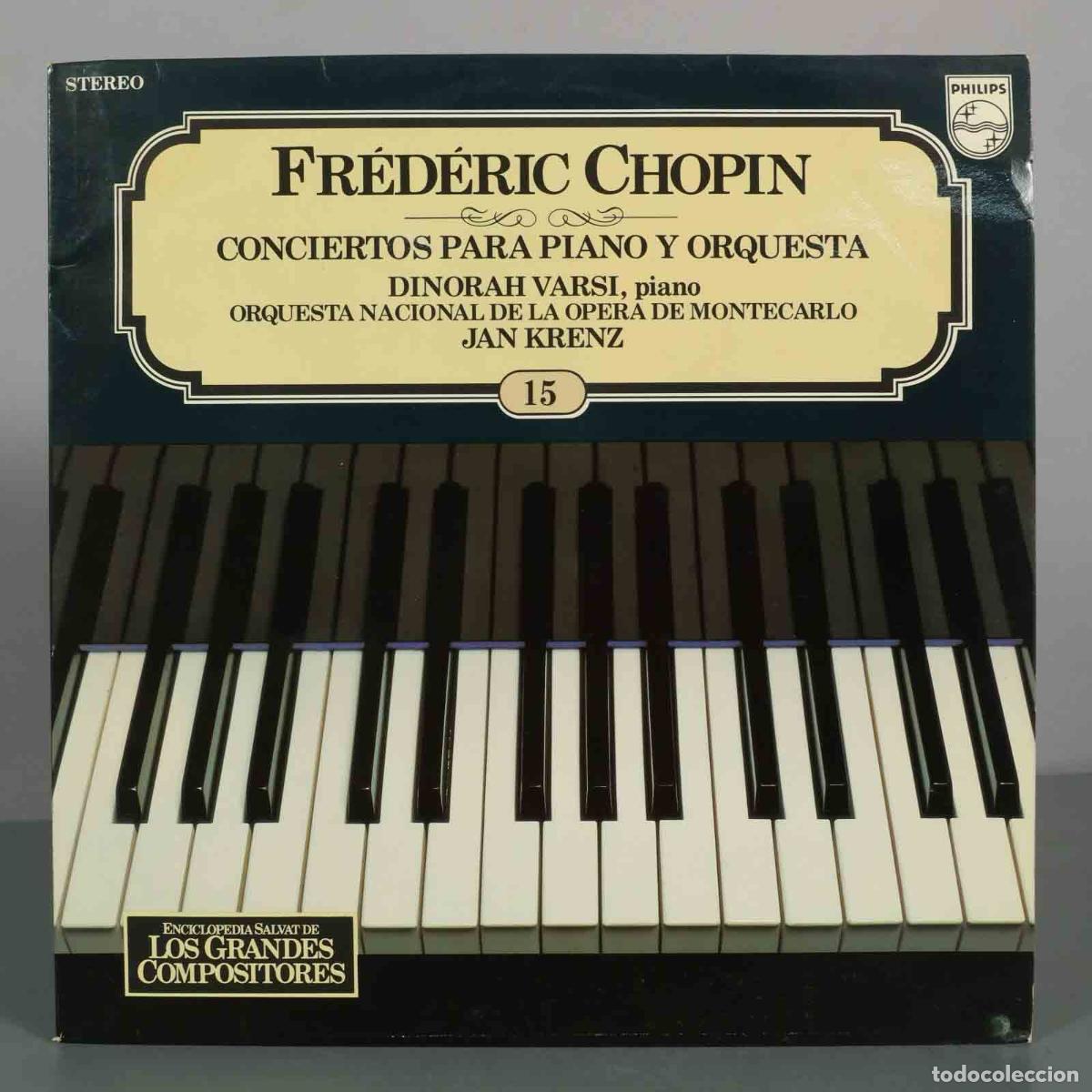 Discos de vinil: LP. Fr&eacute;d&eacute;ric Chopin - Conciertos para piano y orquesta - Dinorah Varsi, Orquesta Nacional de la &Oacute;pe