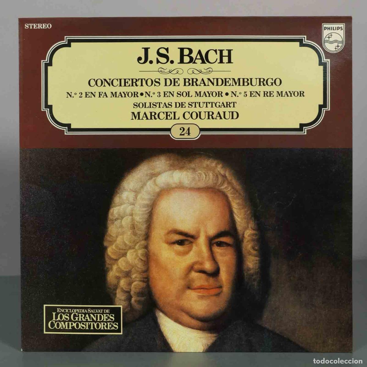 Discos de vinil: LP. Conciertos De Brandemburgo - J.S. Bach - Solistas De Stuttgart, Marcel Couraud - Enciclopedia S