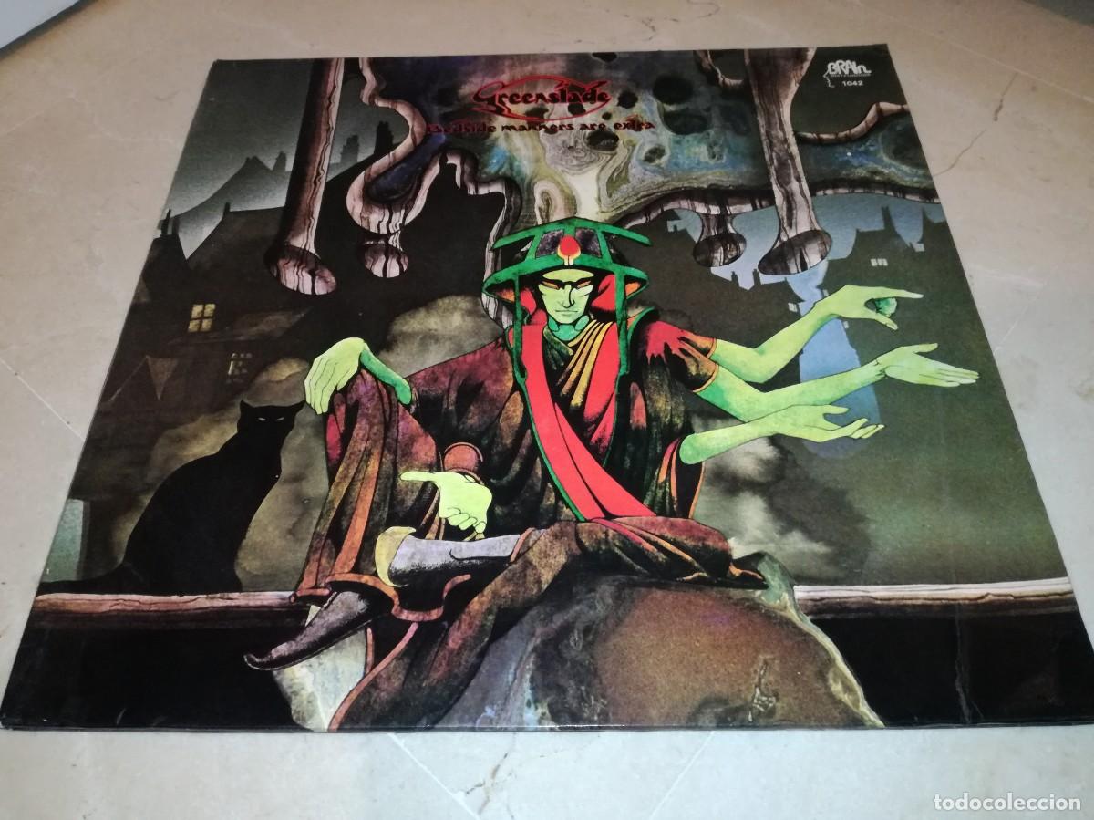 Discos de vinilo: GREENSLADE-BEDSIDE MANNERS ARE EXTRA-GATEFOLD-ORIGINAL 1973-VINILO EN BUEN ESTADO