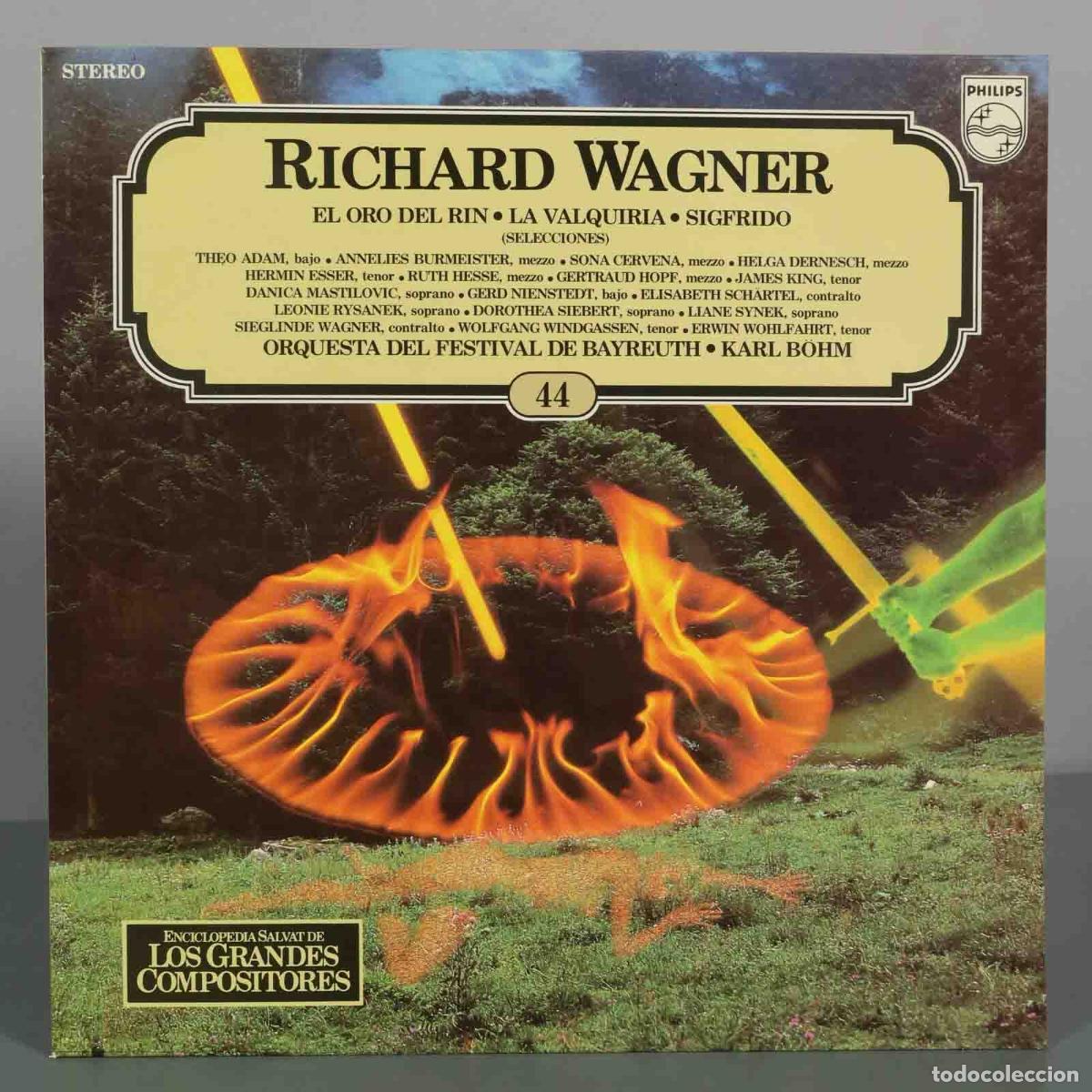 Discos de vinil: LP. Richard Wagner - El Oro Del Rin, La Valkiria, Sigfrido - Karl B&ouml;hm, Orquesta Del Festival De Ba