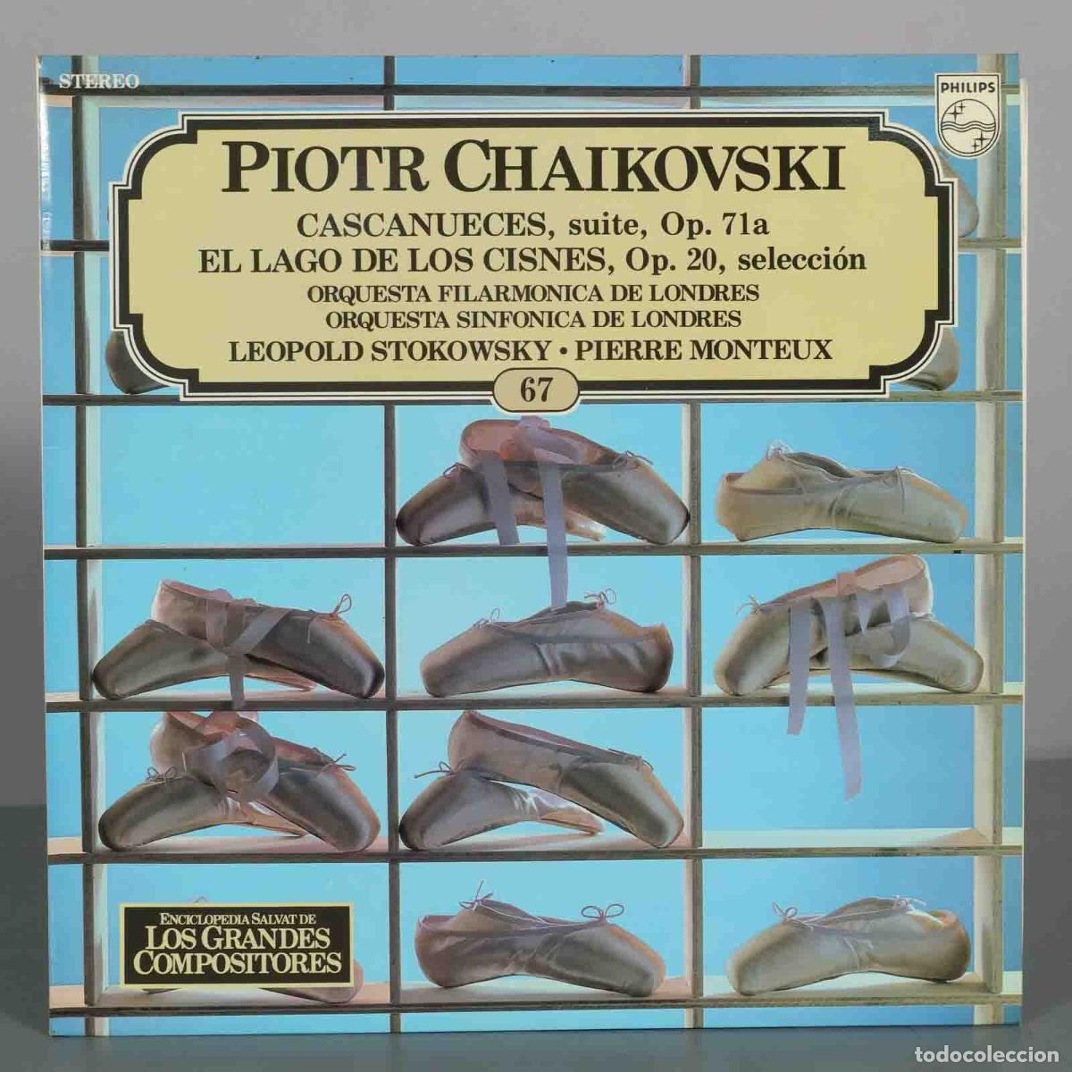 Discos de vinilo: LP. Cascanueces, El Lago de los Cisnes - Piotr Chaikovski - Orquesta Filarm&oacute;nica de Londres, Orques
