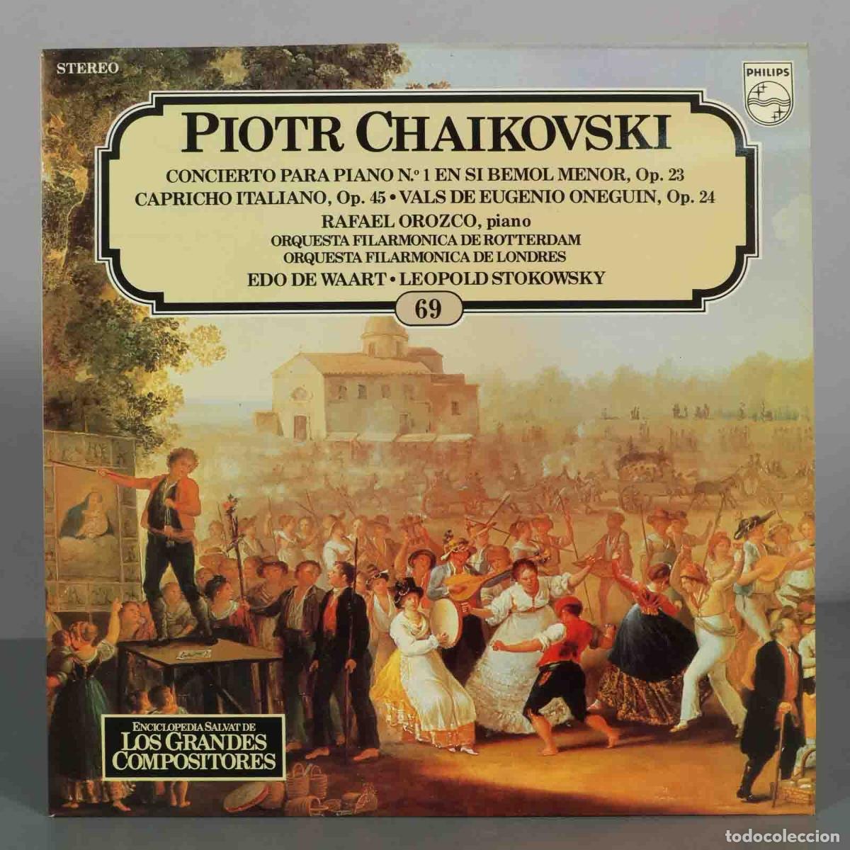 Discos de vinilo: LP. Piotr Chaikovski - Concierto para piano n.&ordm; 1, Capricho italiano, Vals de Eugenio Oneguin - Raf