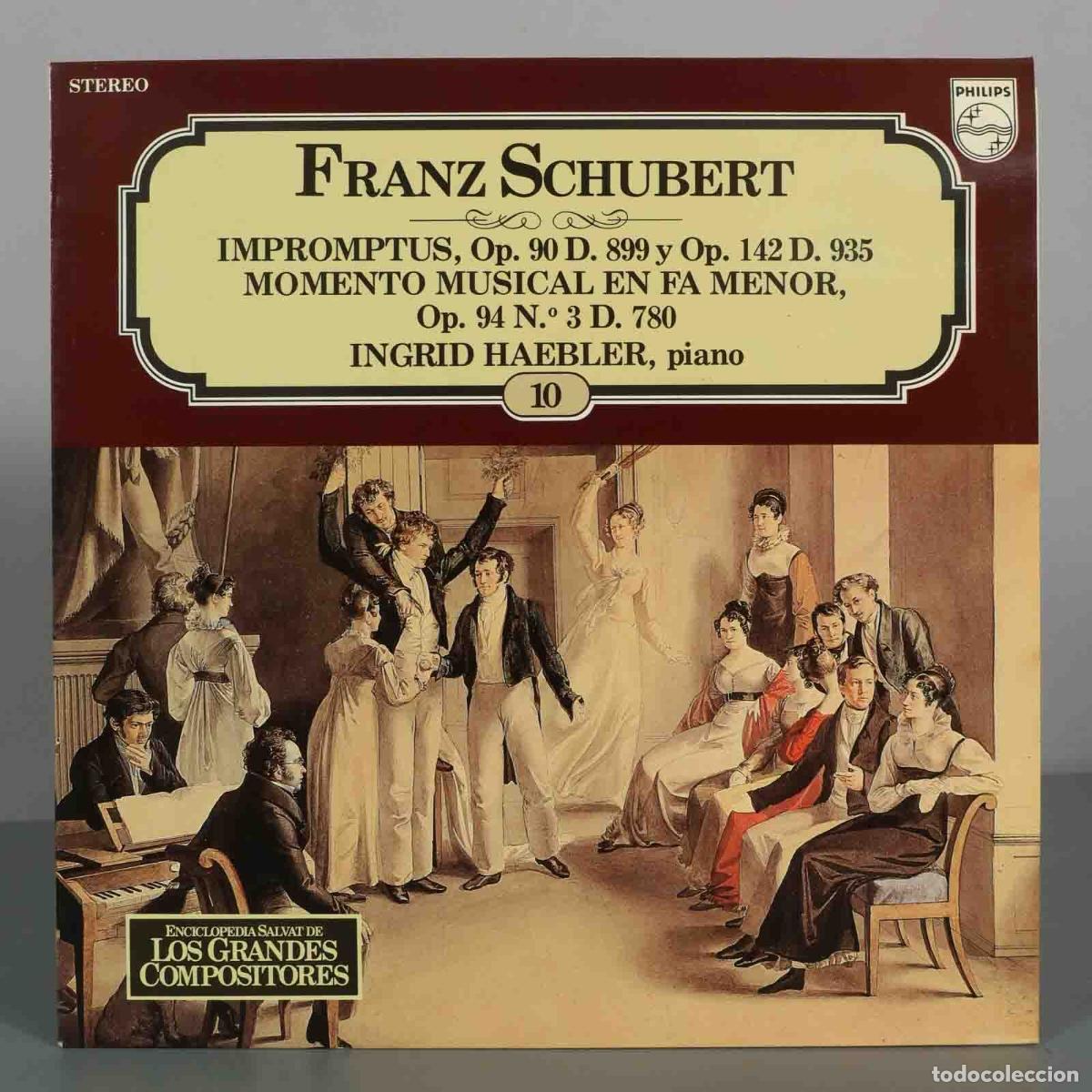 Discos de vinilo: LP. Franz Schubert - Impromptus, Op. 90 D. 899 y Op. 142 D. 935 / Momento Musical en Fa Menor, Op.