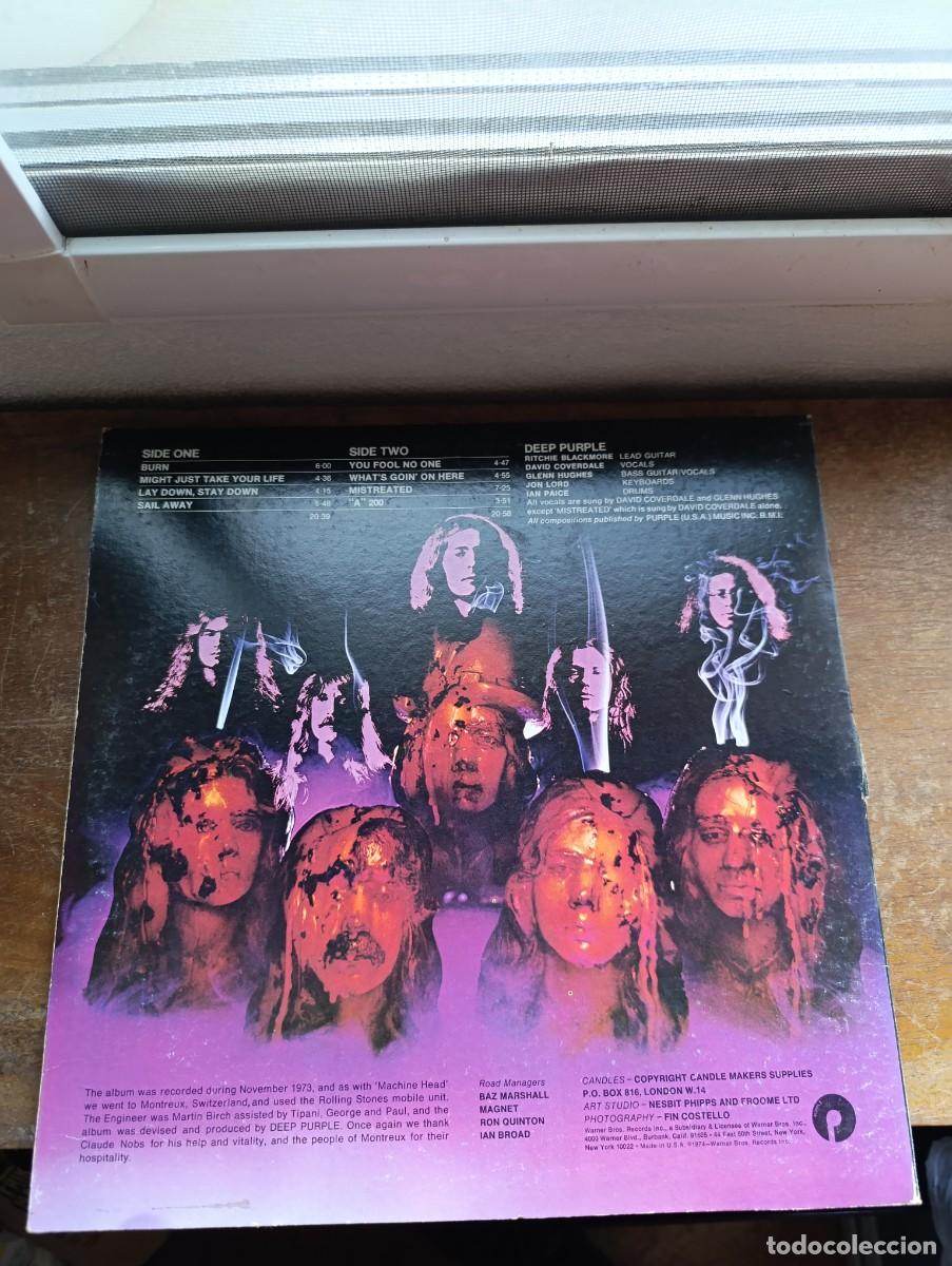 Discos de vinilo: LP Deep Purple - Burn - Foto 2
