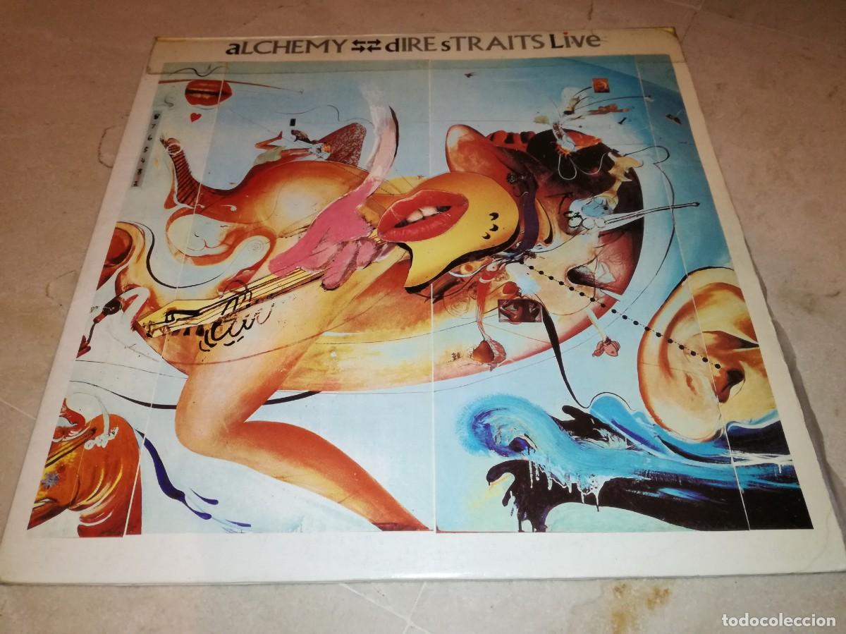 Discos de vinilo: DIRE STRAITS LIVE-ALCHEMY-DOBLE LP-ORIGINAL ESPA&Ntilde;OL 1984