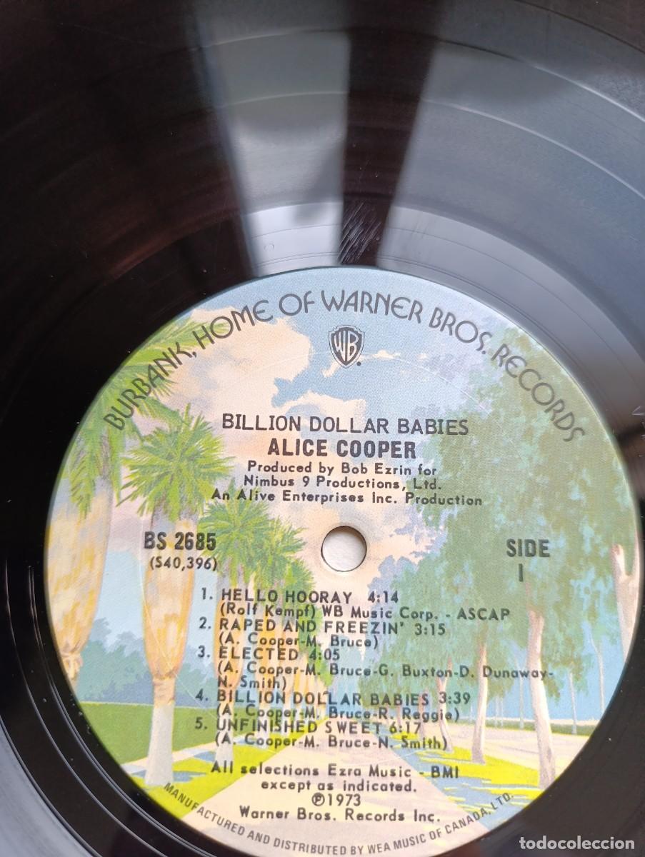 Discos de vinilo: LP Alice Cooper &ndash; Billion Dollar Babies - Foto 9
