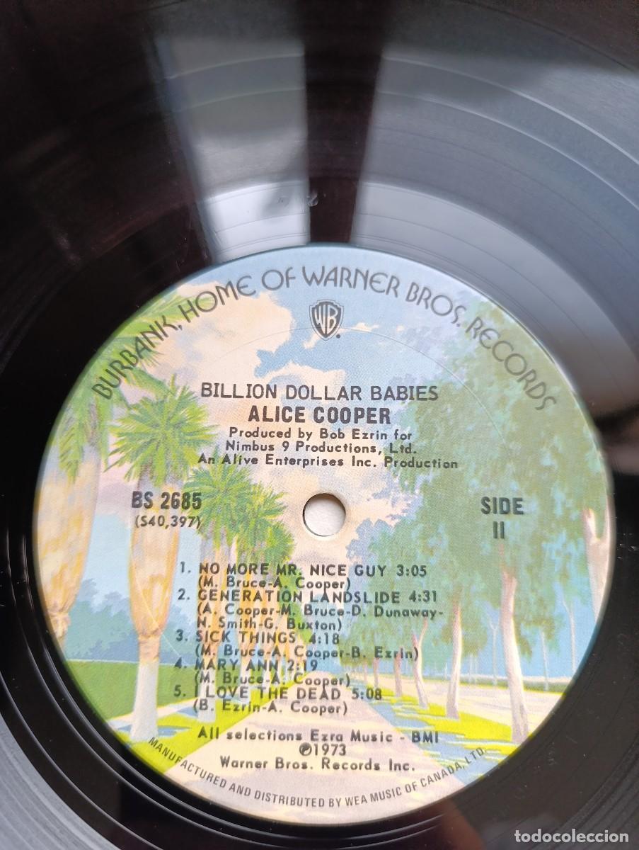 Discos de vinilo: LP Alice Cooper &ndash; Billion Dollar Babies - Foto 11