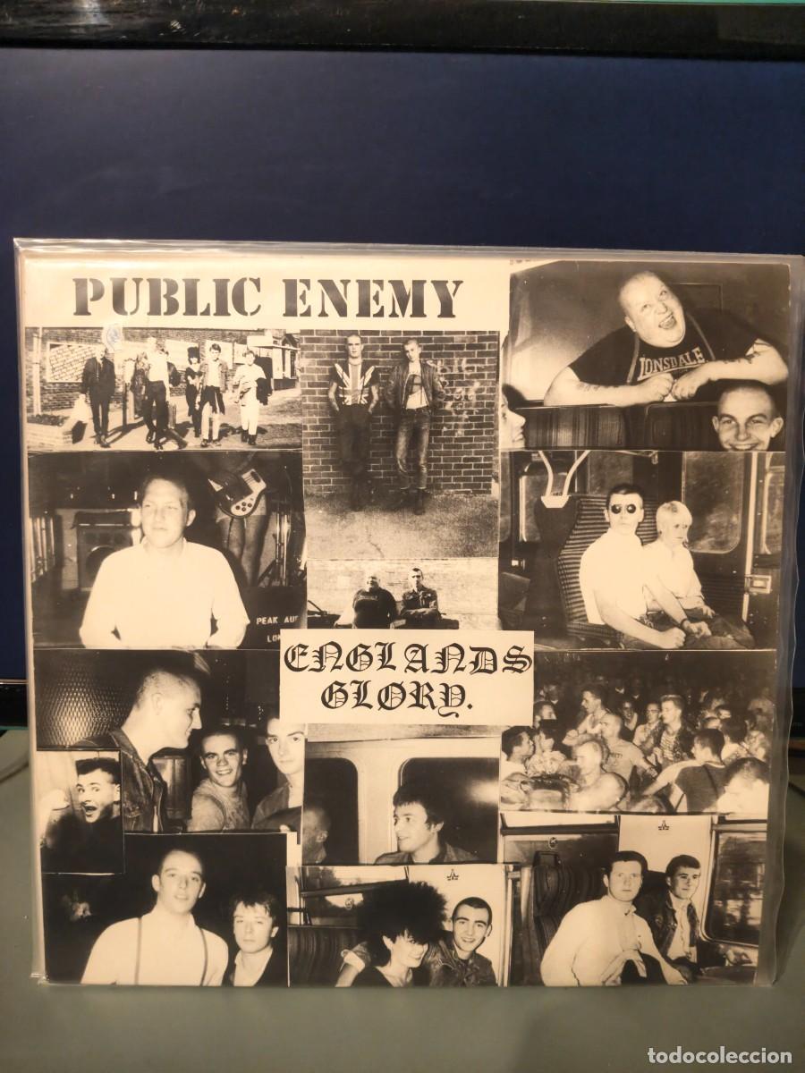 Discos de vinilo: PUBLIC ENEMY. ENGLANDS GLORY