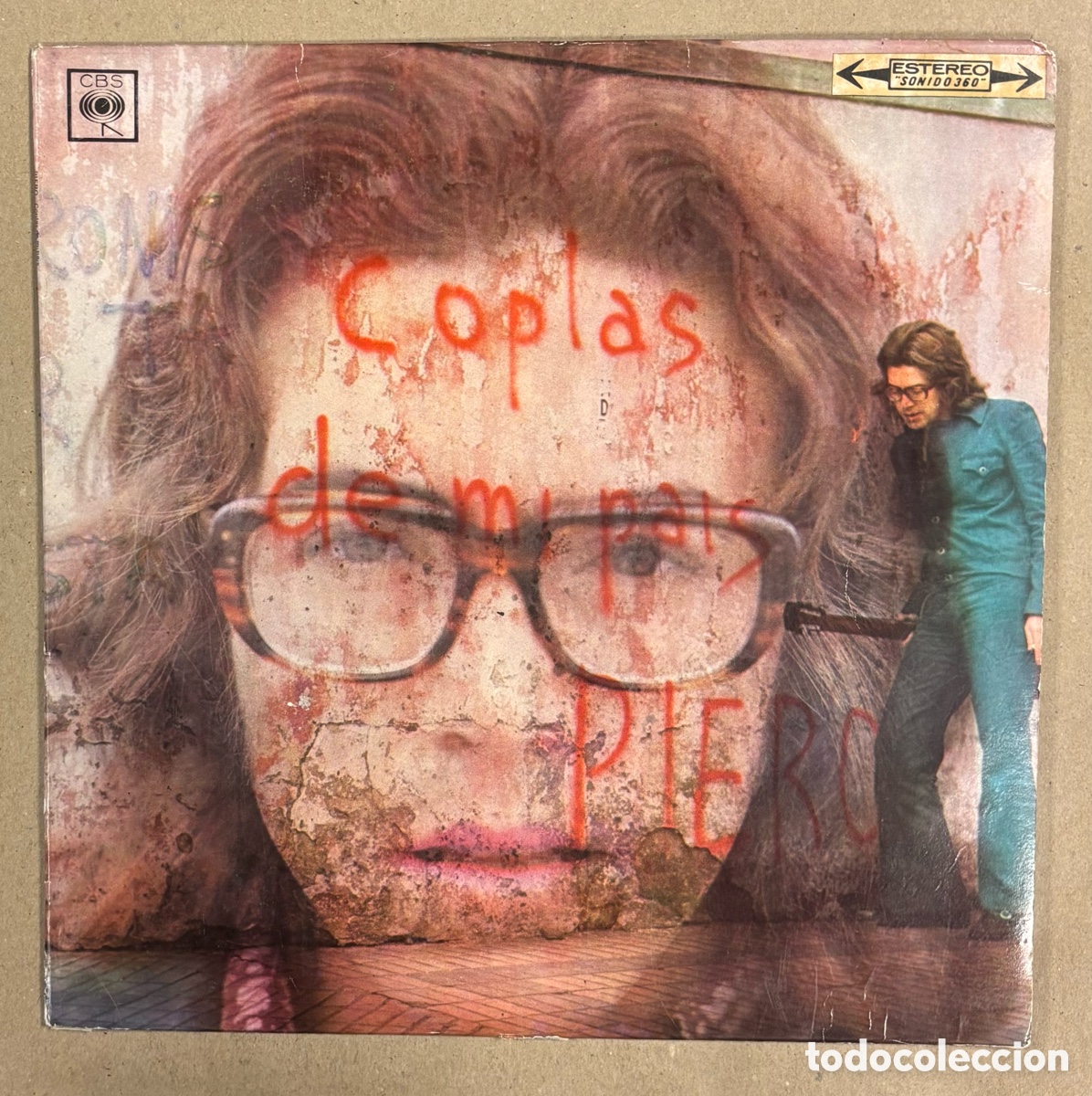 Discos de vinilo: L.P. VINILO. PIERO &ldquo;COPLAS DE MI PA&Iacute;S&rdquo; (CBS 1972).
