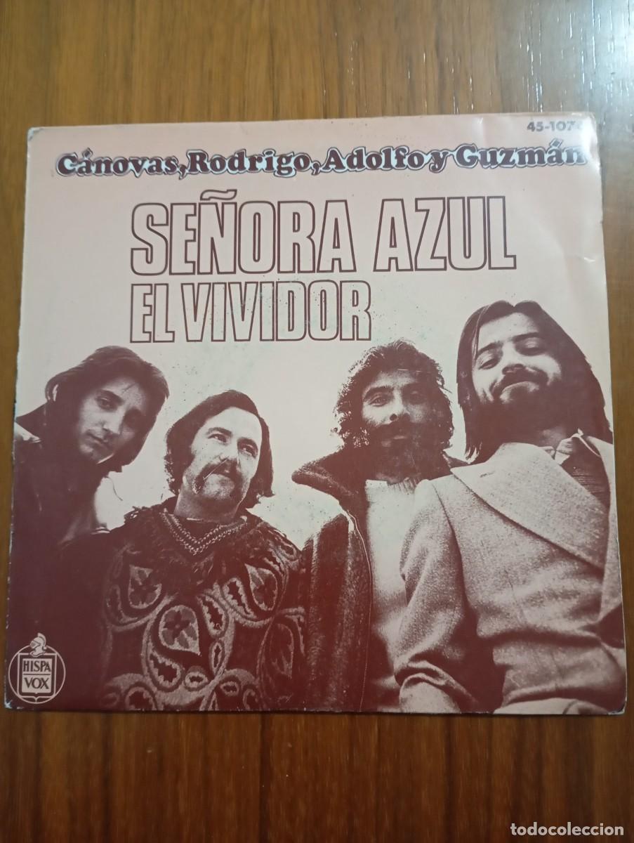 Discos de vinilo: CANOVAS, RODRIGO, ADOLFO Y GUZMAN - SE&Ntilde;ORA AZUL (SG) 1974