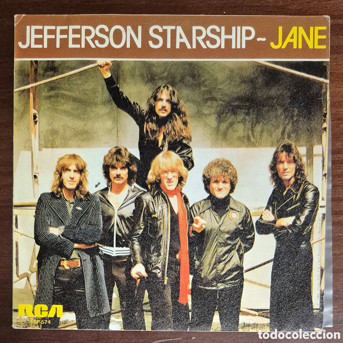 Discos de vinilo: SINGLE - JEFFERSON STARSHIP / DARYL HALL & JOHN OATES - JANE / INTRAVINO - 1980 ESPA&Ntilde;A (PROMO)