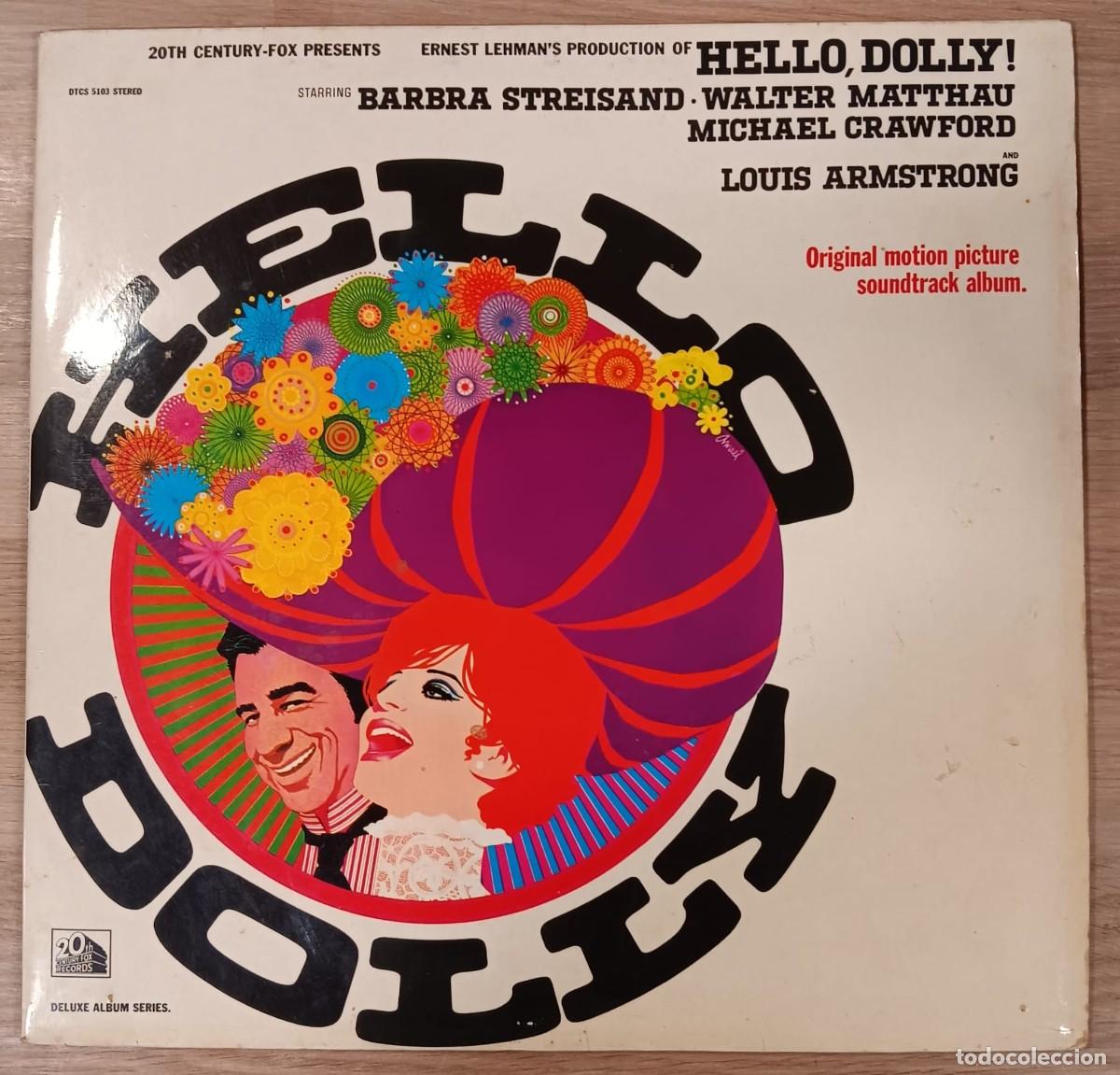 Discos de vinilo: LP DISCO VINILO BSO HELLO DOLLY BARBARA STREISAND WALTER MATTHAU LOUIS ARMSTRONG 1969
