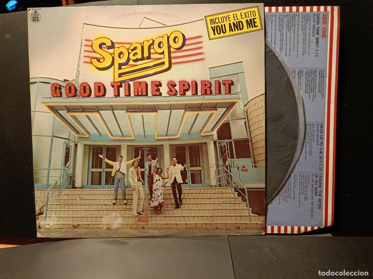 Discos de vinilo: SPARGO - GOOD TIME SPIRIT (INCLUYE: YOU AND ME) / LP HISPAVOX 1980 sin uso pepeto