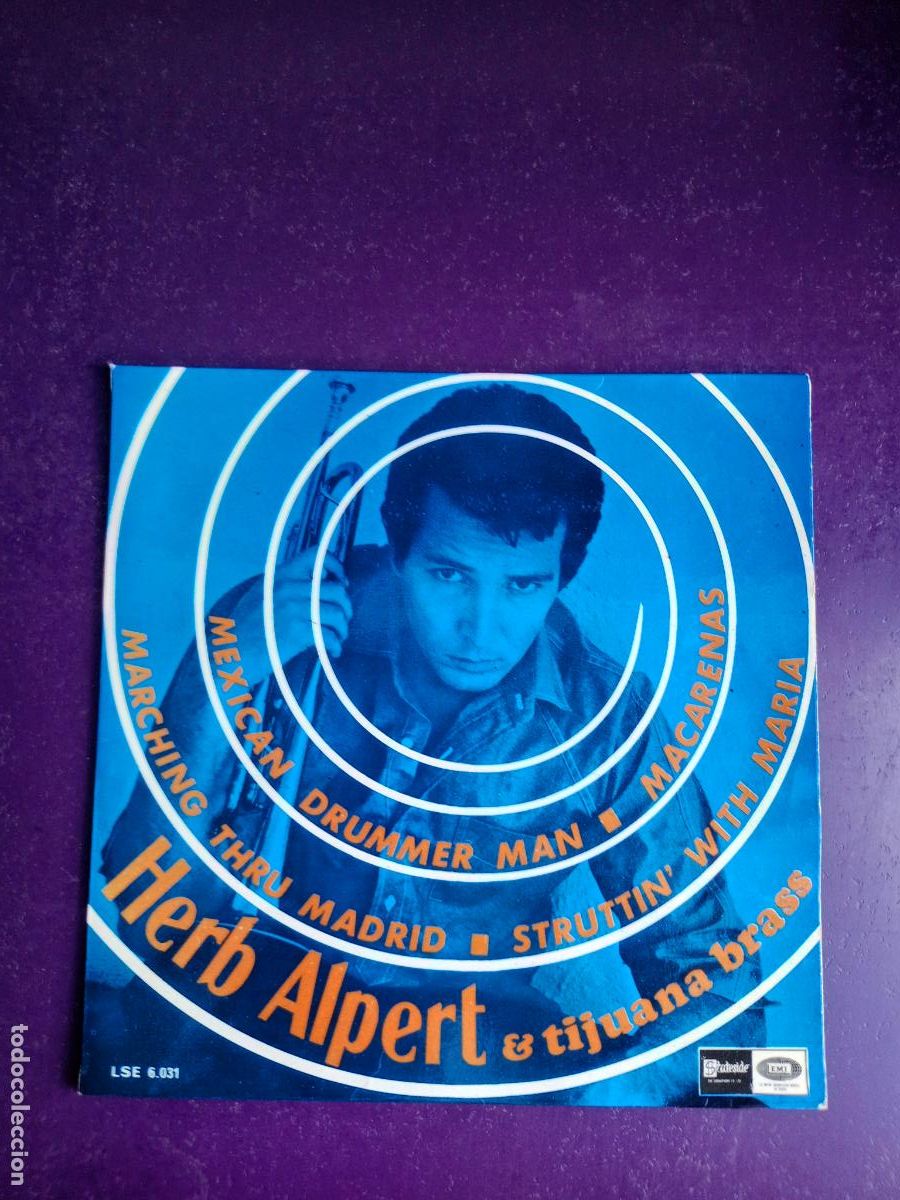 Discos de vinilo: Herb Alpert & Tijuana Brass &lrm;&ndash; Mexican Drummer Man / Marching Thu Madrid +2 EP EMI 1967 - LATIN JAZZ