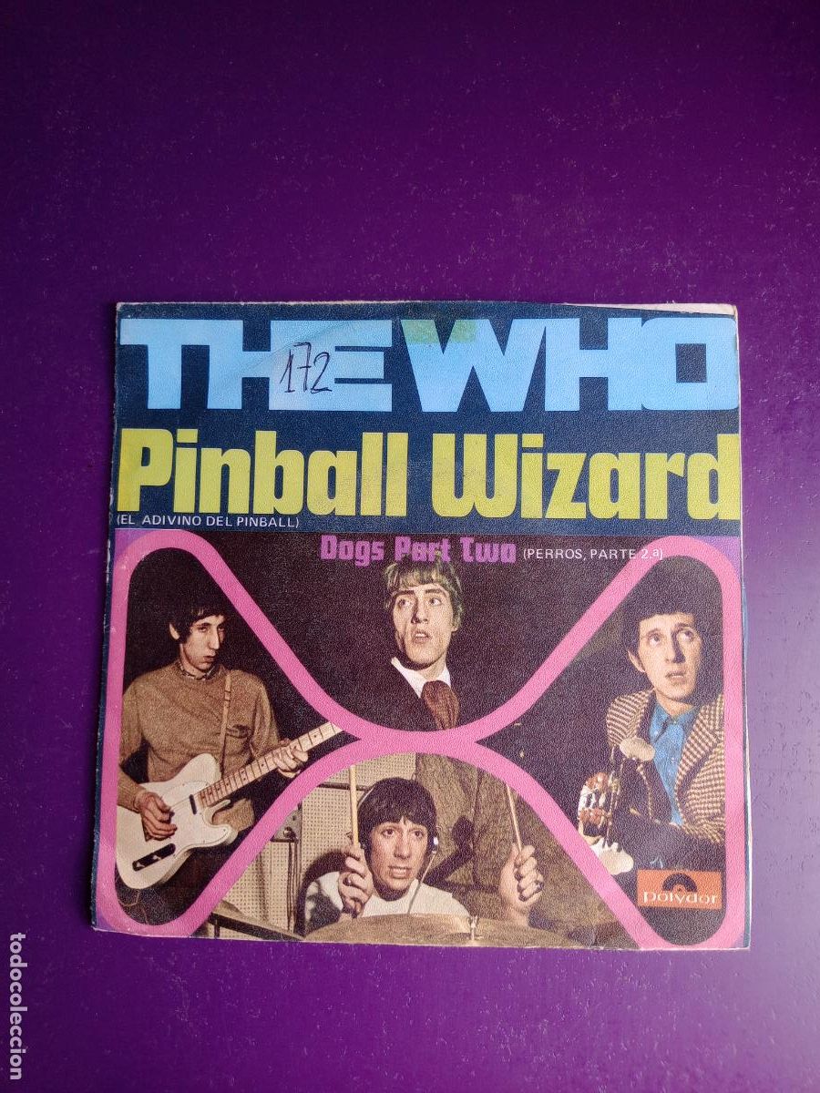 Discos de vinilo: The Who &lrm;&ndash; Pinball Wizard / dogs - Sg POLYDOR 1969 - BEAT MOD - POCO USO