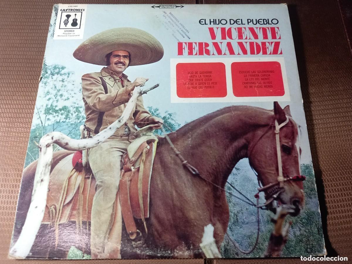 Vinyl-Schallplatten: Vicente Fernandez / El hijo del pueblo / LP [Ed. Caytronics New York]
