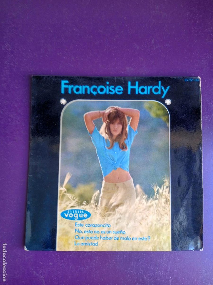 Discos de vinilo: Fran&ccedil;oise Hardy &lrm;&ndash; Este Corazoncito +3 - EP VOGUE HISPAVOX 1965 - FRANCIA POP, POCO USO