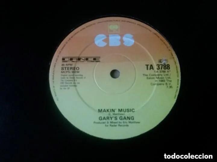 Discos de vinilo: GARY'S GANG / MAKIN' MUSIC / MAXI-SINGLE 12 PULGADAS