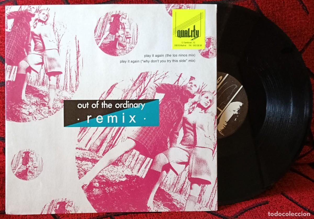 Discos de vinilo: OUT OF THE ORDINARY ** Play It Again (Remix) ** MAXI SINGLE VINILO ALEMANIA 1989