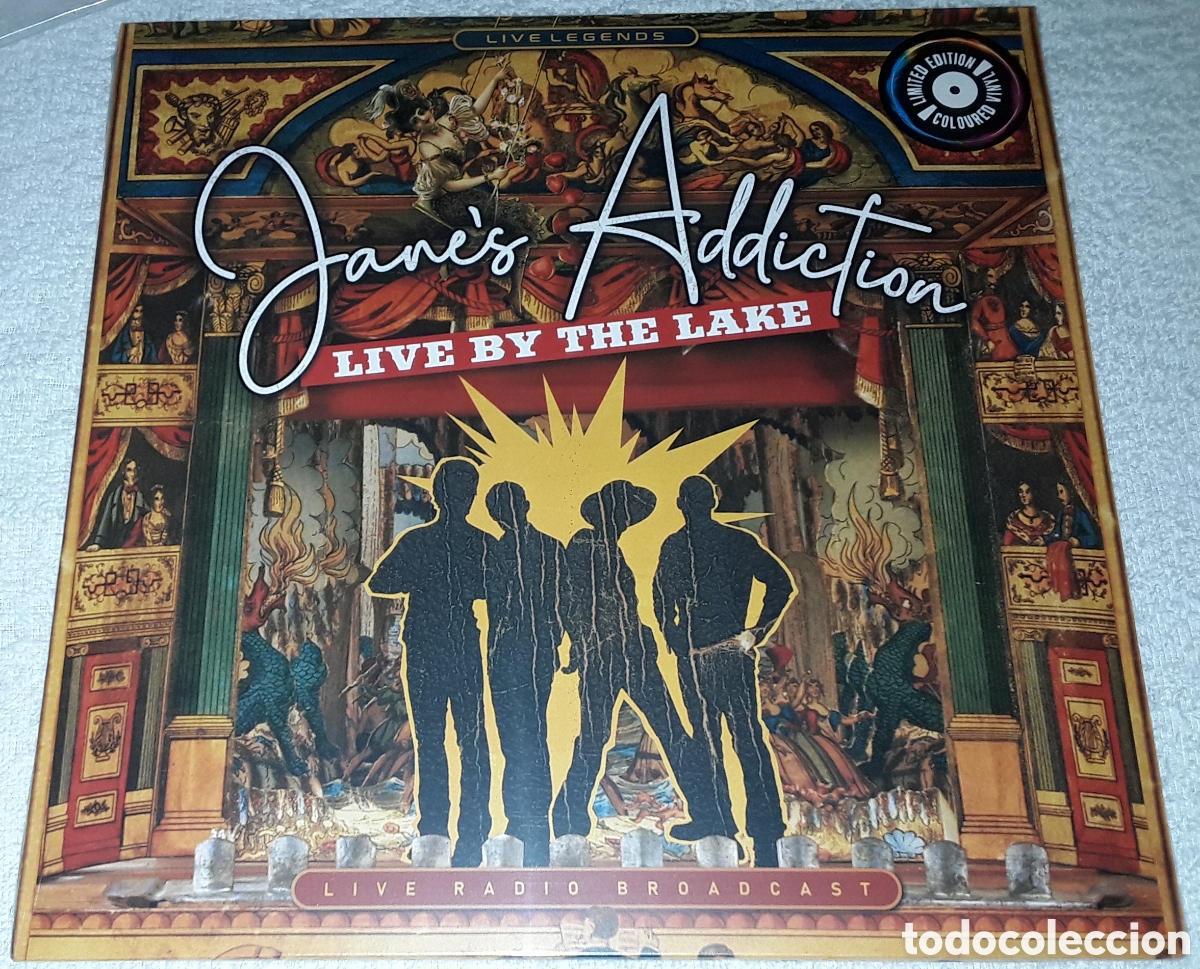 Discos de vinilo: LP- JANE'S ADDICTION - LIVE BY THE LAKE - NUEVO Y PRECINTADO - LIMITED EDITION - JANES ADDICTION