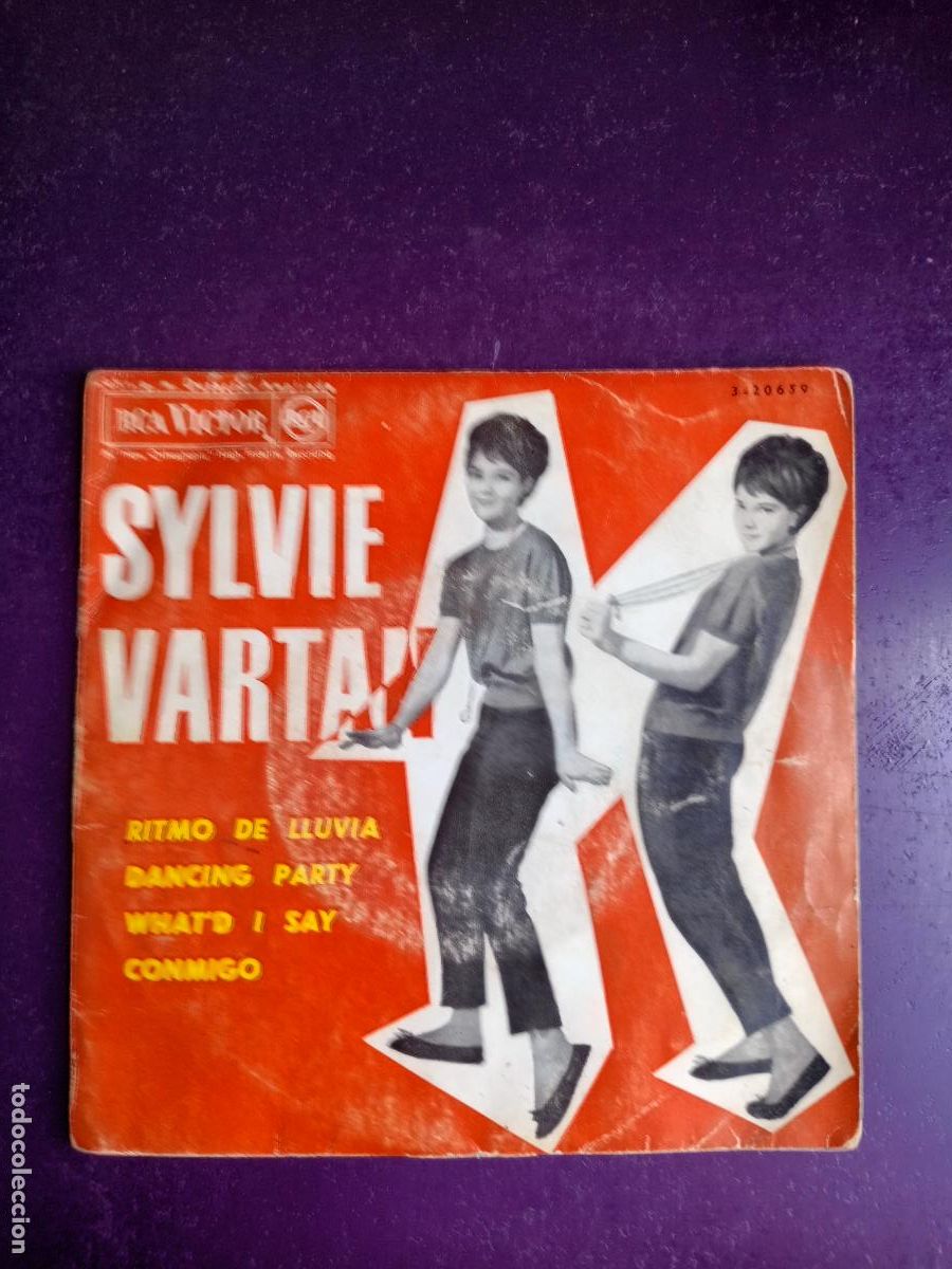 Discos de vinilo: Sylvie Vartan &ndash; Ritmo De Lluvia +3 - EP RCA 1963 - EDICION ESPA&Ntilde;A - FRANCIA POP