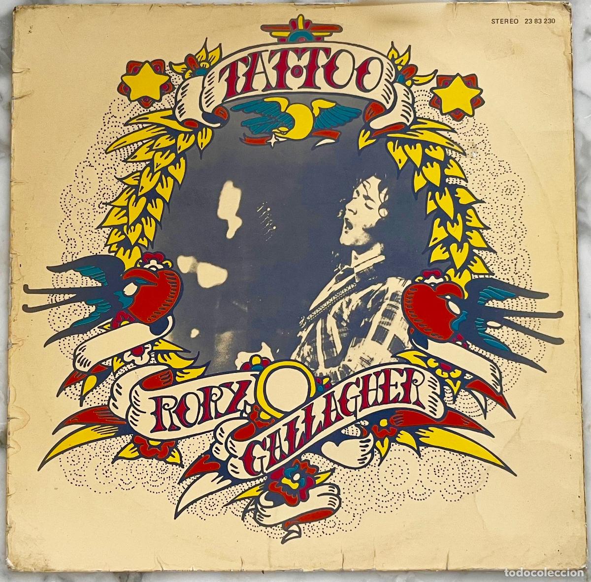 Discos de vinilo: RORY GALLAGHER. TATTO. SOLO PORTADA LP ESPA&Ntilde;A