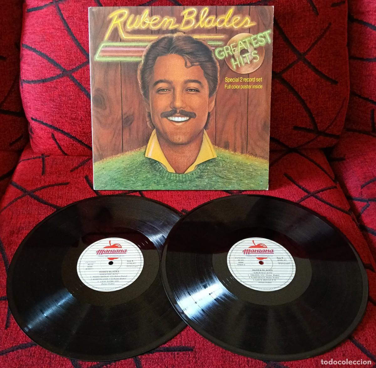 Discos de vinilo: RUBEN BLADES ** Greatest Hits ** DOBLE VINILO LP 1989
