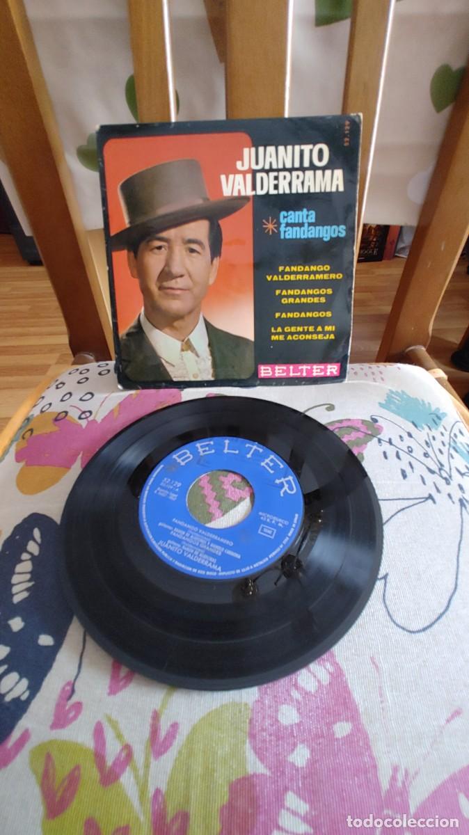 Discos de vinilo: JUANITO VALDERRAMA-EP FANDANGOS