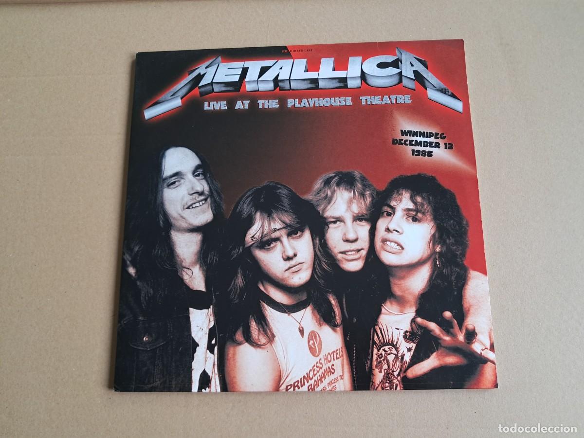 Discos de vinilo: METALLICA - LIVE AT THE PLAYHOUSE THEATRE ( LIVE WINNIPEG 1986 ) DOBLE LP 2016 EDICION EUROPEA